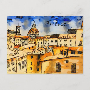Florence Italy  Postcard