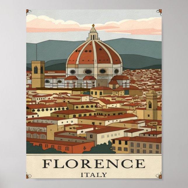 Florence, Italy Poster (Front)
