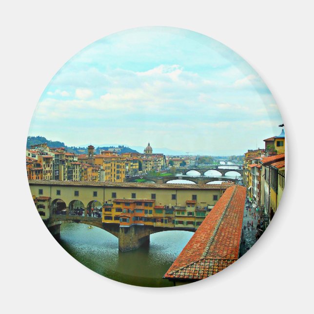 Florence, Italy shopping bridge Magnet (Front)