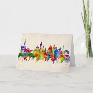 Florence Italy Skyline Holiday Card