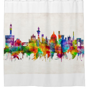 Florence Italy Skyline Shower Curtain