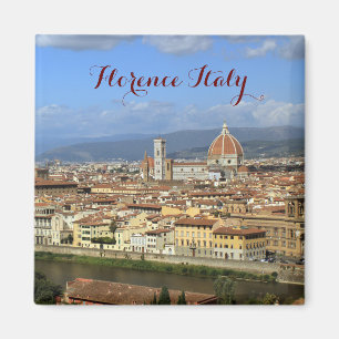 Florence Italy skyline Travel Magnet