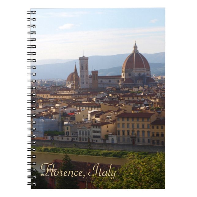 Florence Italy Travel Keepsake Gift Notebook (Front)