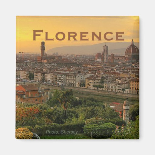 Image of Florence Italy Travel Photo Souvenir Fridge Magnet