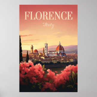 Florence, Italy, Travel  Poster