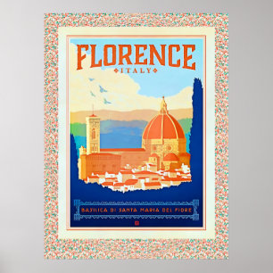 Florence-Italy Travel Poster