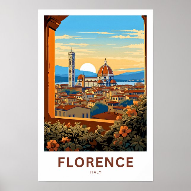Florence Italy Travel Print (Front)
