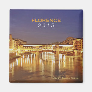 Florence Italy Travel Souvenir Magnet Change Year