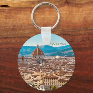Florence Italy Travel Souvenir Photo Keychain