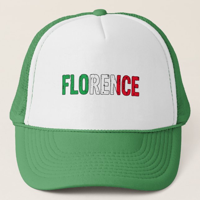 Florence Italy Trucker Hat (Front)