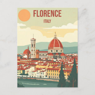 Florence Italy Vintage Postcard