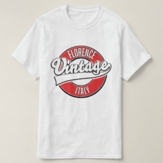 florence italy vintage style logo T-Shirt