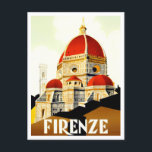 Florence Italy vintage travel Postcard<br><div class="desc">Florence Italy vintage travel Postcard</div>