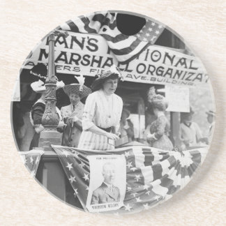 Florence Jaffray Hurst Daisy Harriman Suffragette Coaster