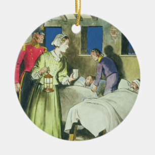 Florence Nightingale (1820-1910) from 'Peeps into Ceramic Tree Decoration