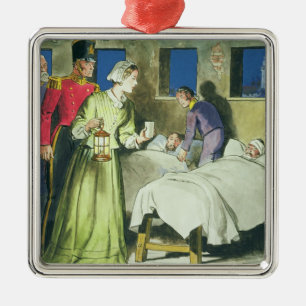 Florence Nightingale (1820-1910) from 'Peeps into Metal Tree Decoration