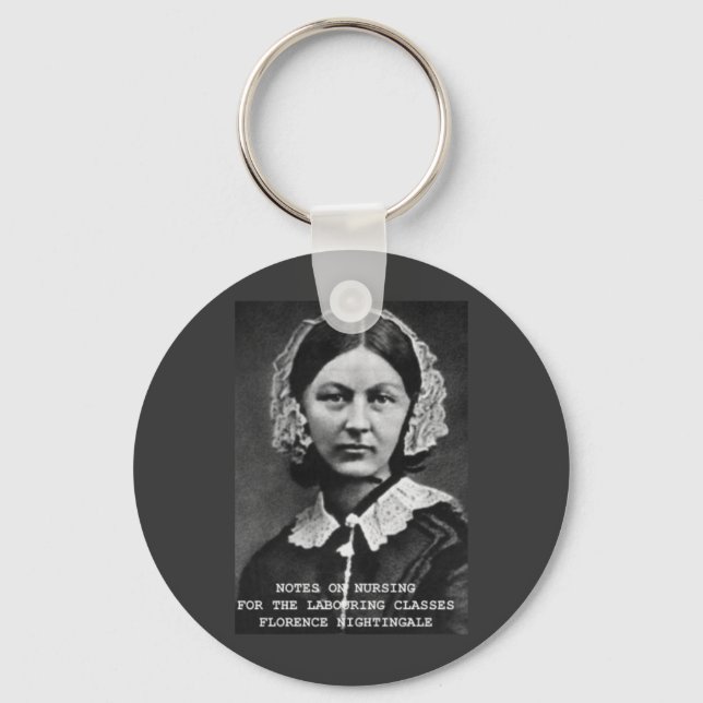 Florence Nightingale:Notes on Nursing Key Ring (Front)
