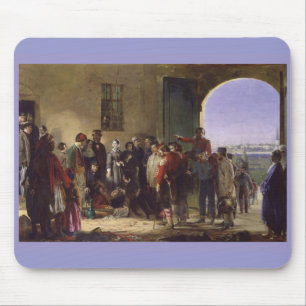 Florence Nightingale Receiving the Wounded Scutari Mouse Mat