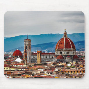 Florence old city, Italy skyline Mouse Mat
