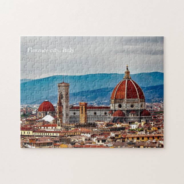 Florence old city landscape Italy skyline Jigsaw Puzzle (Horizontal)