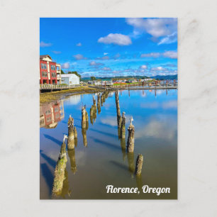 Florence Oregon Reflective Waters Postcard
