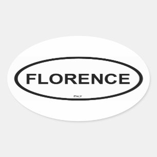 FLORENCE OVAL STICKER