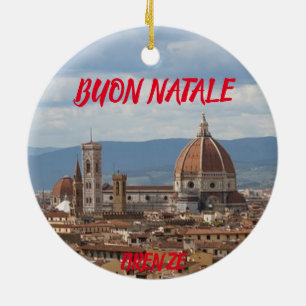 Florence Panoramic Christmas Ornament