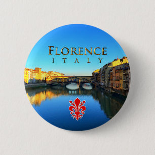 Florence - Ponte Vecchio 6 Cm Round Badge