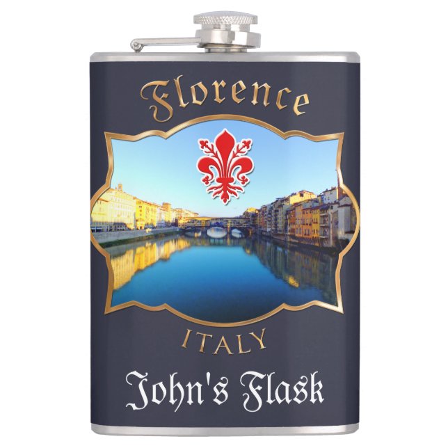 Florence - Ponte Vecchio Hip Flask (Front)