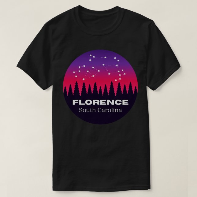 Florence South olina Tourist Souvenir T-Shirt (Design Front)
