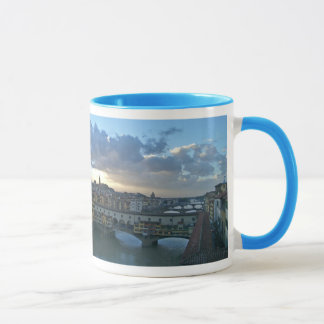 Florence - Sunset, Arno River Bridges Mug
