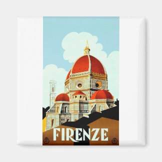 Florence travel poster magnet