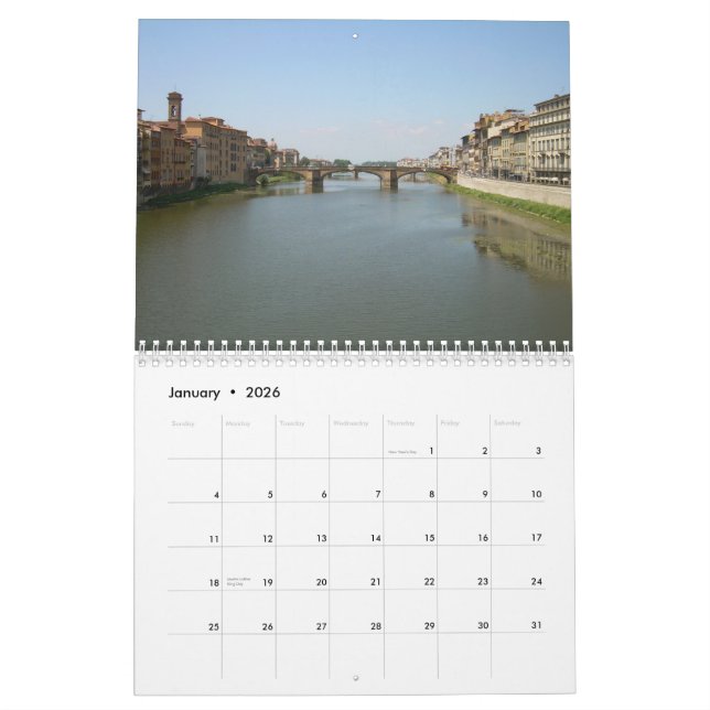 FLORENCE Wall Calendar (Jan 2026)