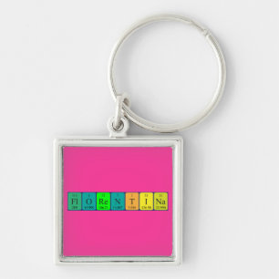 Florentina periodic table name keyring