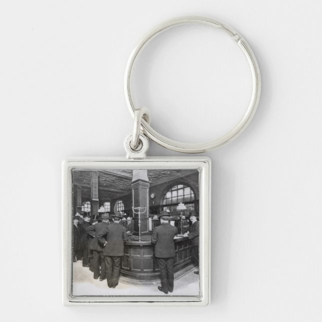 Florentine Bank Key Ring (Front)