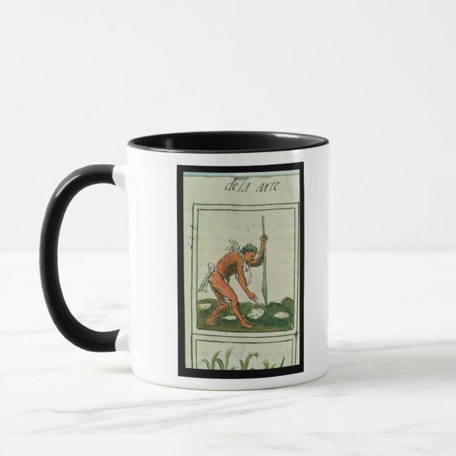 Florentine Codex' by Bernardino de Sahagun Mug (Left)