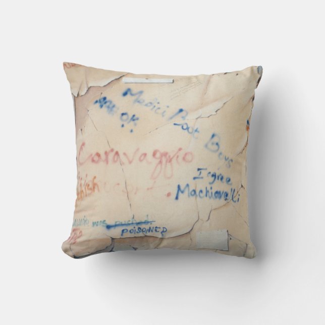 Florentine Graffiti Cushion (Front)