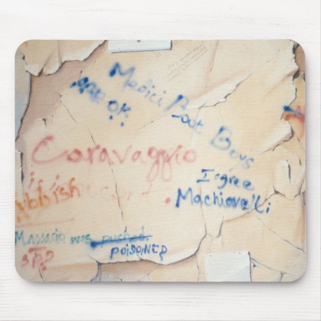 Florentine Graffiti Mouse Mat (Front)