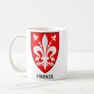 Florentine Lily Coat of Arms Fine Art Coffee Mug
