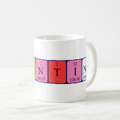 Florentine periodic table name mug (Front Right)