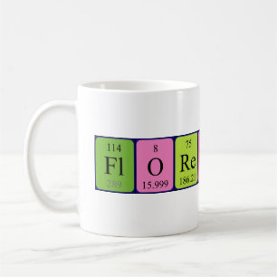 Florentine periodic table name mug
