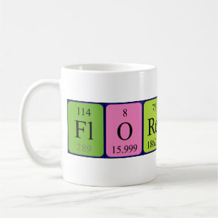 Florentine periodic table name mug