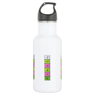 Florentine periodic table name water bottle
