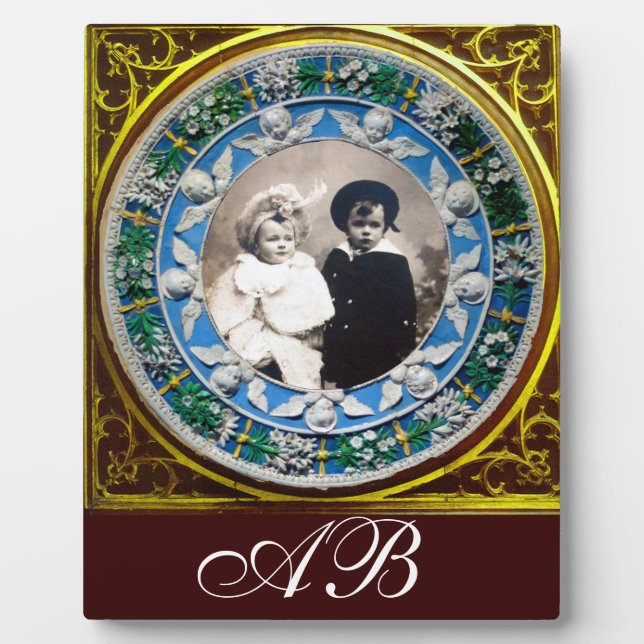 FLORENTINE RENAISSANCE ANGELS Photo Template Plaque (Front)