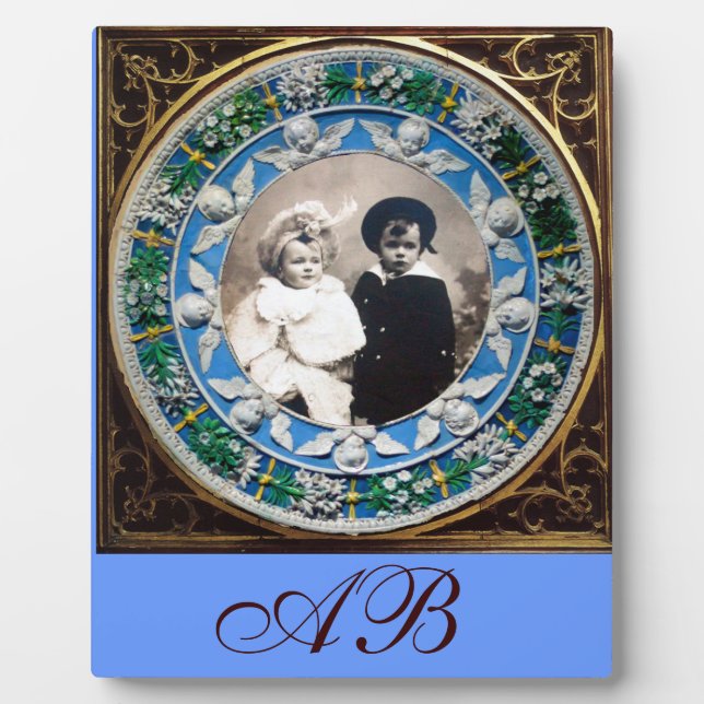 FLORENTINE RENAISSANCE ANGELS Photo Template Plaque (Front)