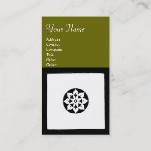 FLORENTINE RENAISSANCE HARMONY,green Business Card