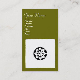 FLORENTINE RENAISSANCE HARMONY,green Business Card
