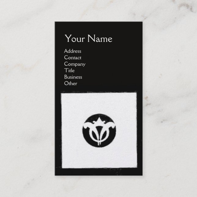 FLORENTINE RENAISSANCE HARMONY Legal Office Pearl Business Card (Front)