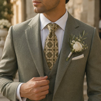 Florentine Stone Atelier Luxury Italian  Tie