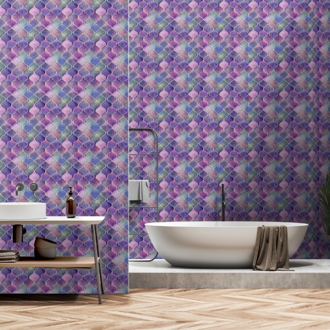 Florentine Tiles  Wallpaper (Bathroom)